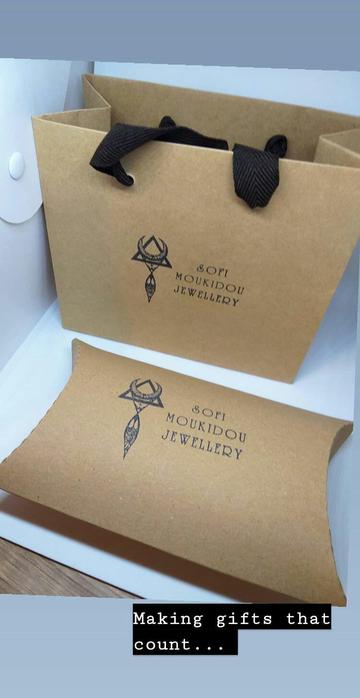 Ακρυλικά σκουλαρίκια φύλλα - Sofi Moukidou